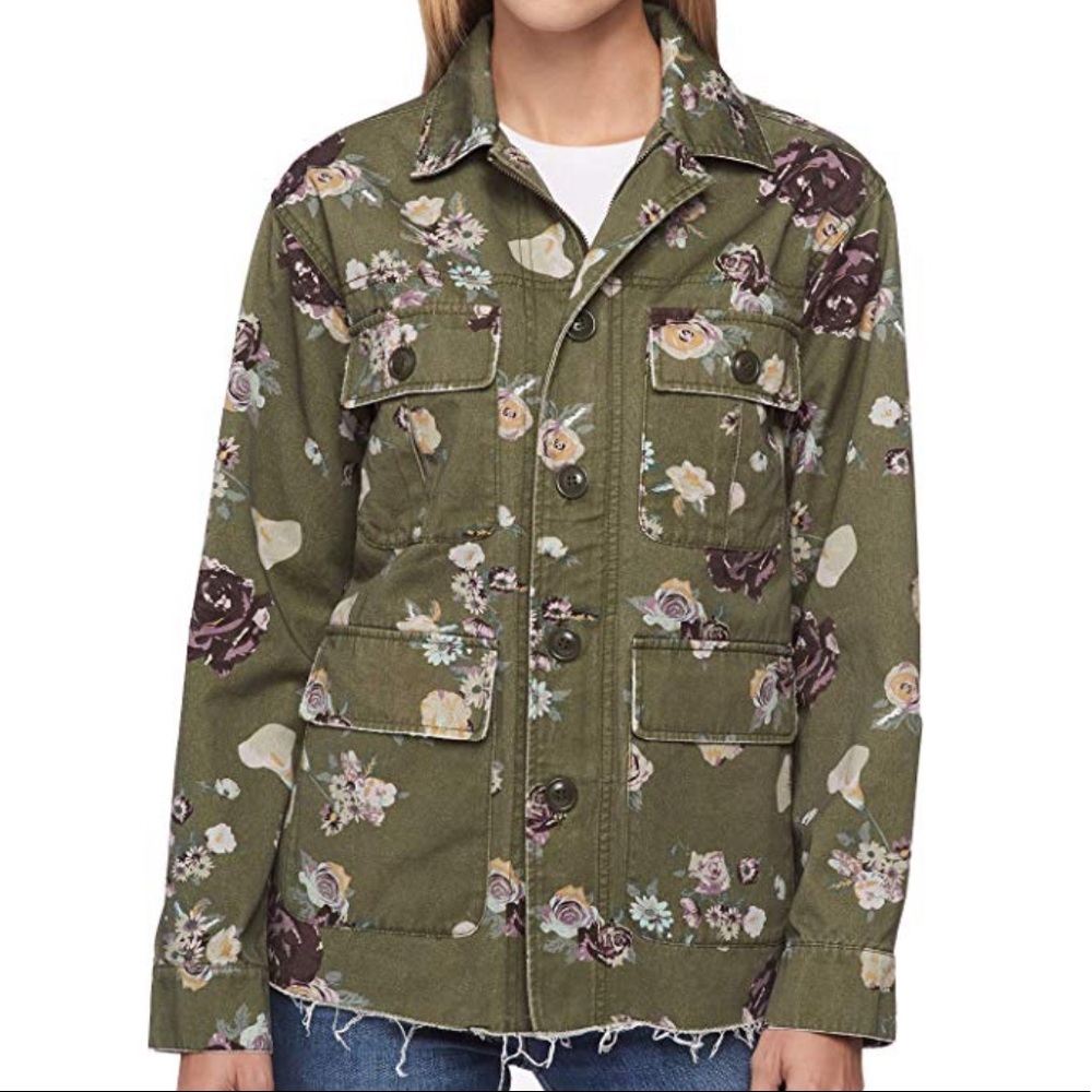 Levi’s Printed Field Floral Jacket Sz XS